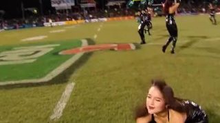 Cheerleaders in PVC 2